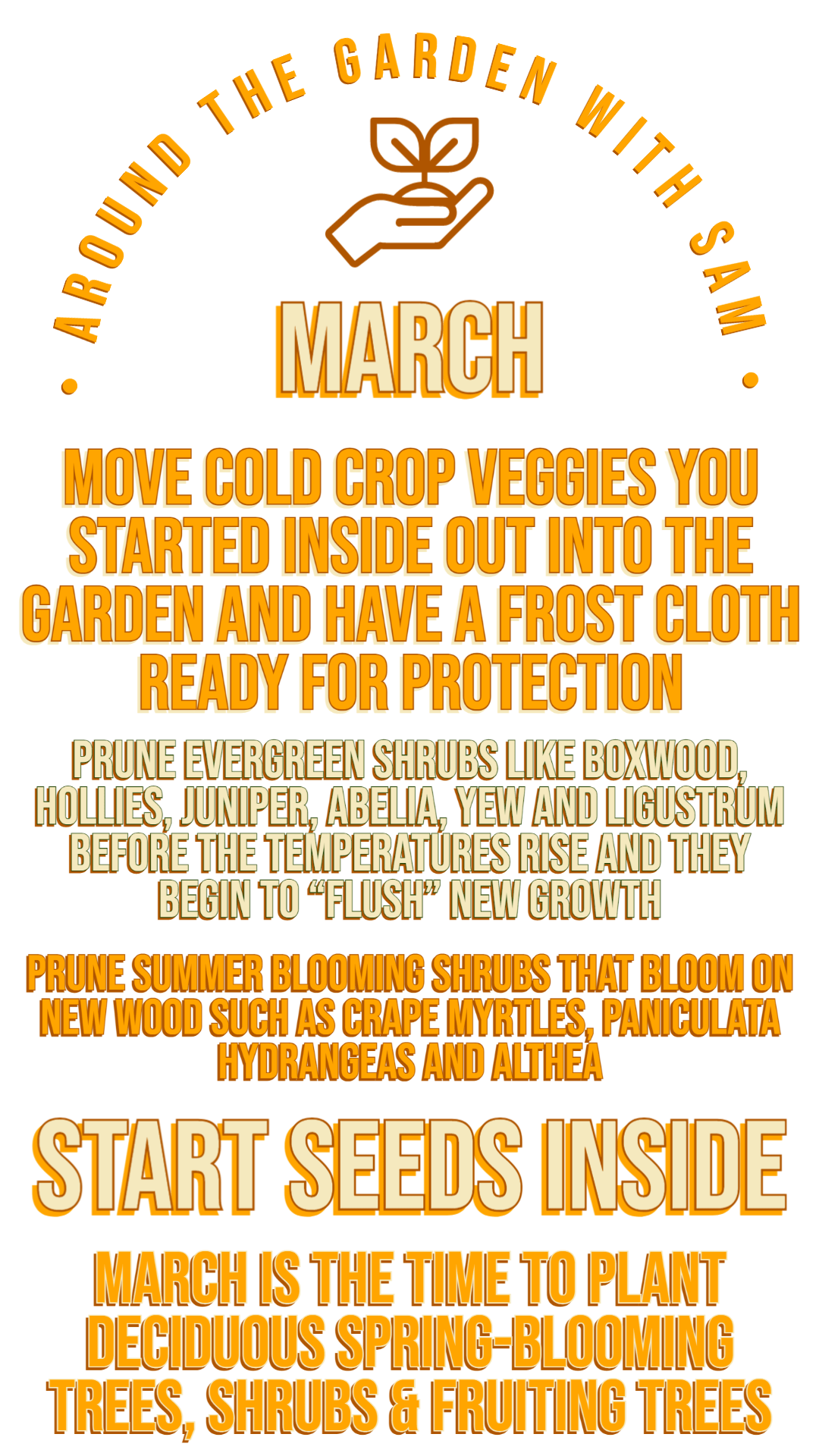 march gardening checklist