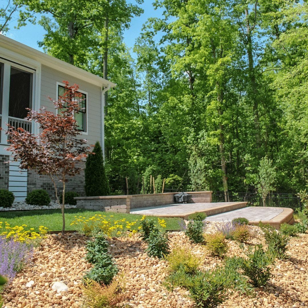 two level patio