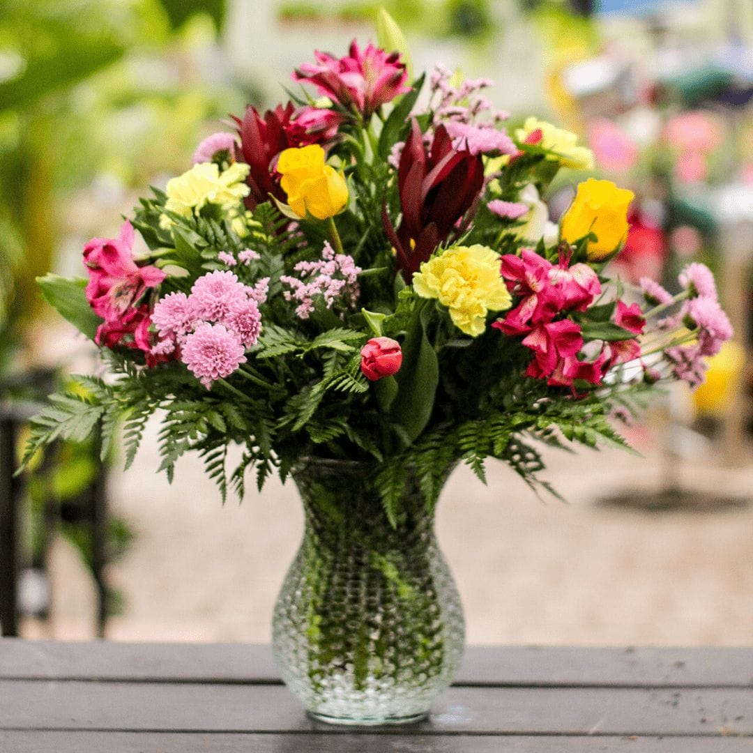 fresh flower arrangement