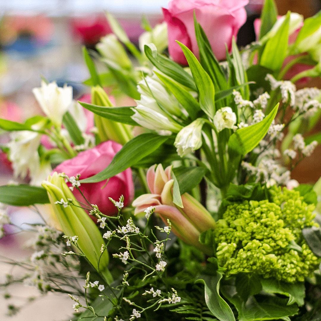 fresh floral arrangement